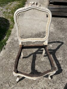Chaise avant rénovation