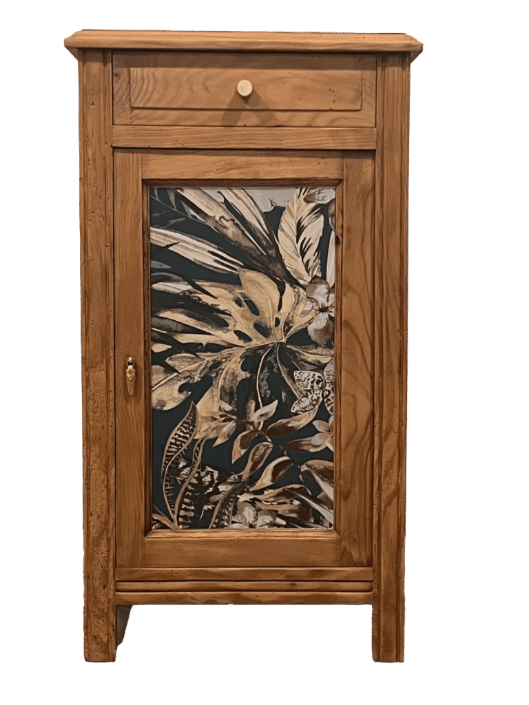 Table de chevet ancienne relookée